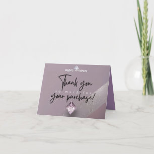 Accessoires d'Angie Carte de remerciements personn