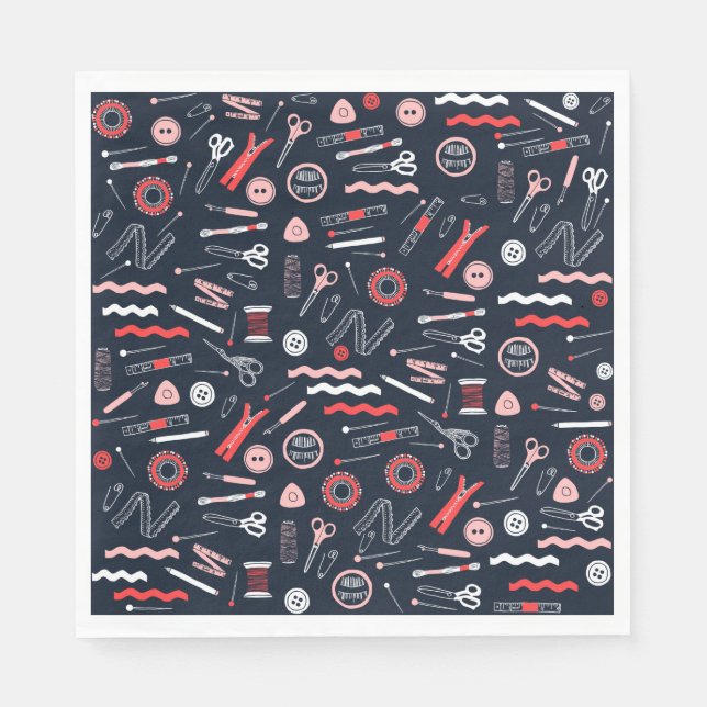 Accessoires de couture serviettes en papier (Devant)