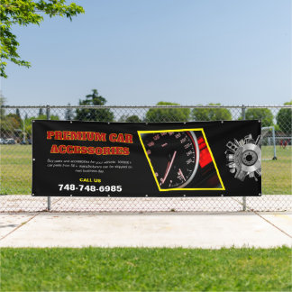 Accessoires de voiture bannière professionnelle pe