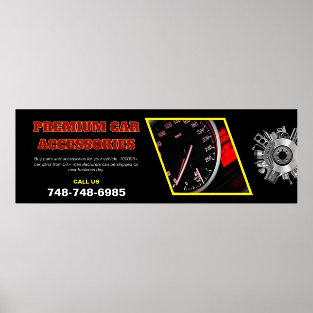 Accessoires de voiture Poster modifiable personnal (Devant)