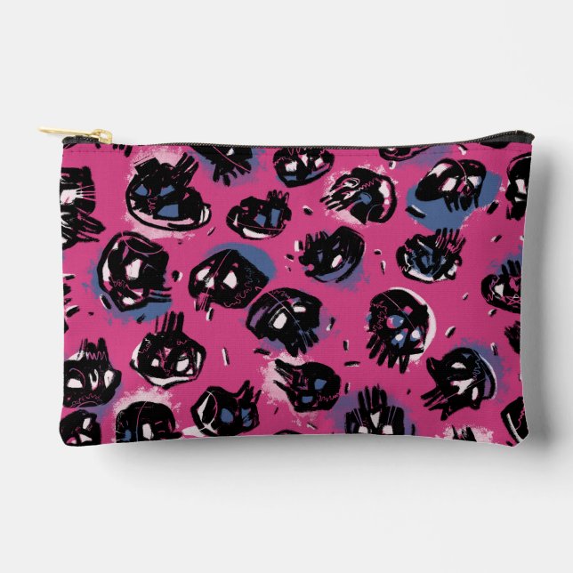 Accessoires en émo rose scull Sacs et Wallets (Recto)