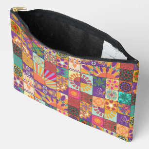 Accessoires Pochette à poches les années 70 rétro
