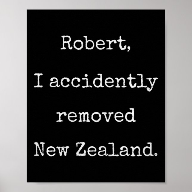 Accidently Removed Nz - Funny Marcus Vr Chat Humor Poster (Vorne)