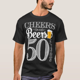 Acclamations et bières à 50 ans le T-shirt