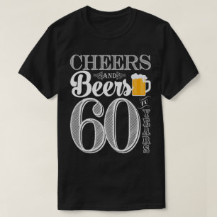 Acclamations et bières à 60 ans le T-shirt