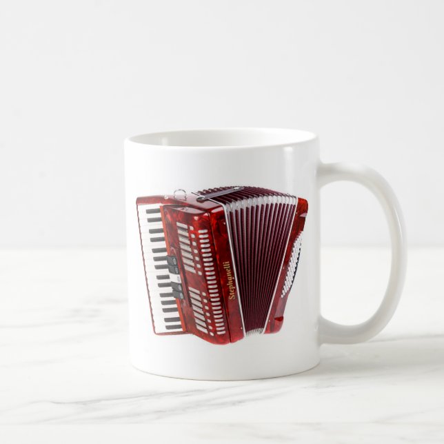 ACCORDIAN MUSIKINSTRUMENT KAFFEETASSE (Rechts)