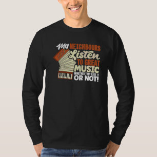 Accordion Accordionist Button Accordion Zitat T-Shirt