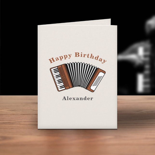 Accordion Birthday Card Karte (Accordion Birthday Card)