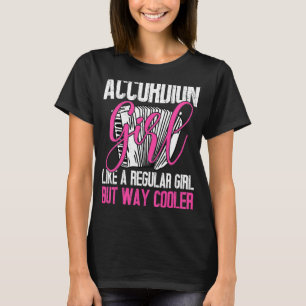Accordion Girl Vacation for Accordions T-Shirt