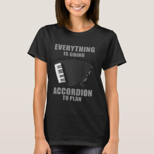 Accordion Men Women Cool Instrument Player Joke T-Shirt