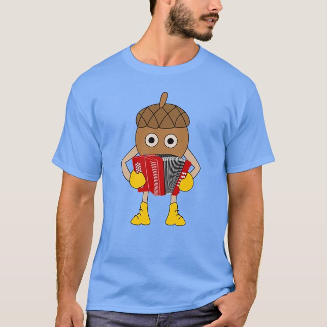 Accordion Nut T-Shirt (Vorderseite)