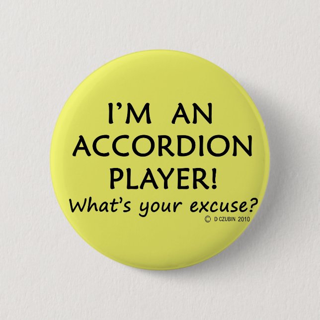 Accordion Player Entschuldigung Button (Vorderseite)