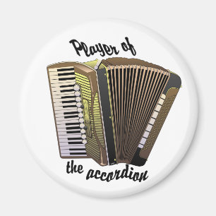 Accordion Player-Magnet Magnet