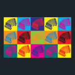 Accordion Pop Art Poster<br><div class="desc">Accordion Pop Art. Wenn Accordion Ihr Hobby,  Beruf oder Besessenheit ist,  zeigen Sie es mit großen Accordion T - Shirt,  Tasse,  Aufklebern und mehr. Sie sind auch tolle Geschenke für andere Accordion Fans!</div>
