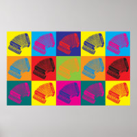 Accordion Pop Art
