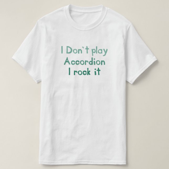Accordion Rock It T-Shirt (Design vorne)