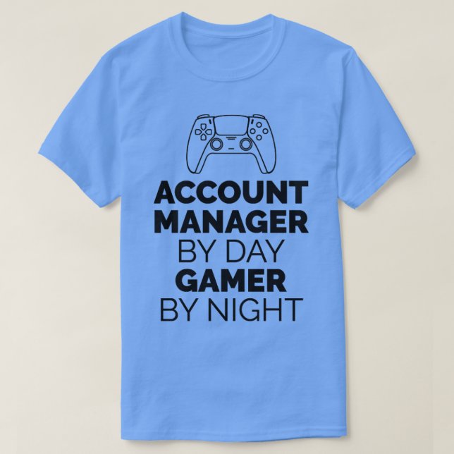 Account Manager Gamer1 T-Shirt (Design vorne)