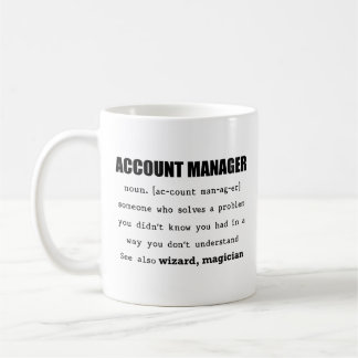 Account Manager-Tasse Kaffeetasse
