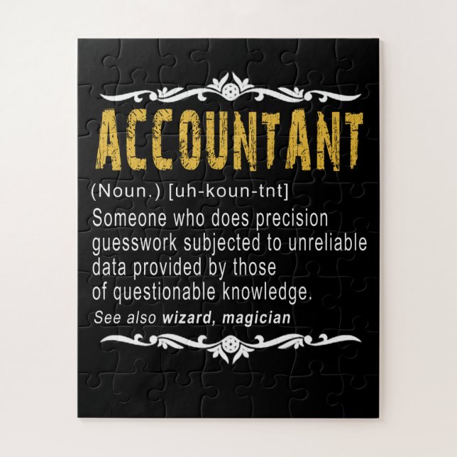 Accountant Funny Definition benutzerdefiniertes Ge (Vertikal)
