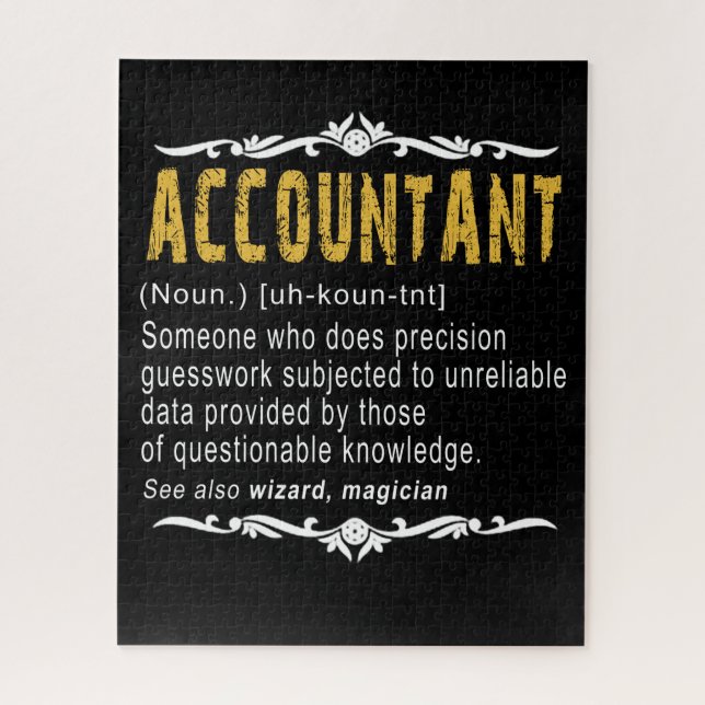 Accountant Funny Definition benutzerdefiniertes Ge (Vertikal)