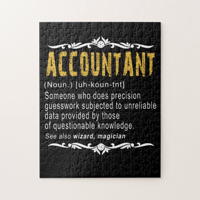 Accountant Funny Definition benutzerdefiniertes Ge (Vertikal)