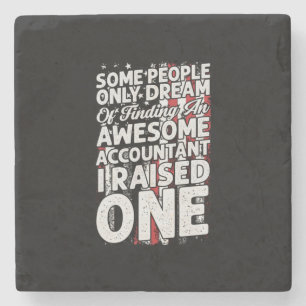 Accountant Gift An Awesome Accountant Steinuntersetzer