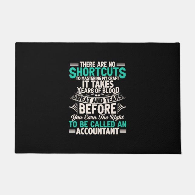 Accountant Gift | To Be Called An Accountant Fußmatte (Vorderseite)