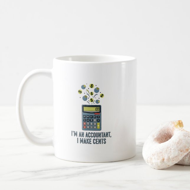 Accountant Life Essentials – Professional Finance  Kaffeetasse (Mit Donut)