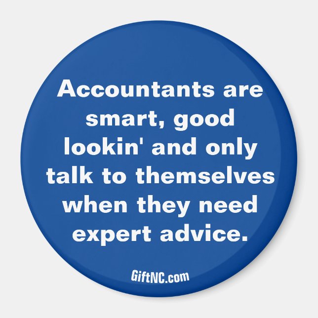 Accountants are ... magnet (Vorne)