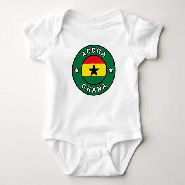Accra Ghana Baby Strampler (Vorderseite)