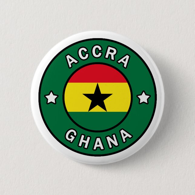 Accra Ghana Button (Vorderseite)