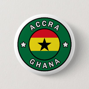 Accra Ghana Button