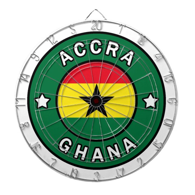 Accra Ghana Dartscheibe (vorne)