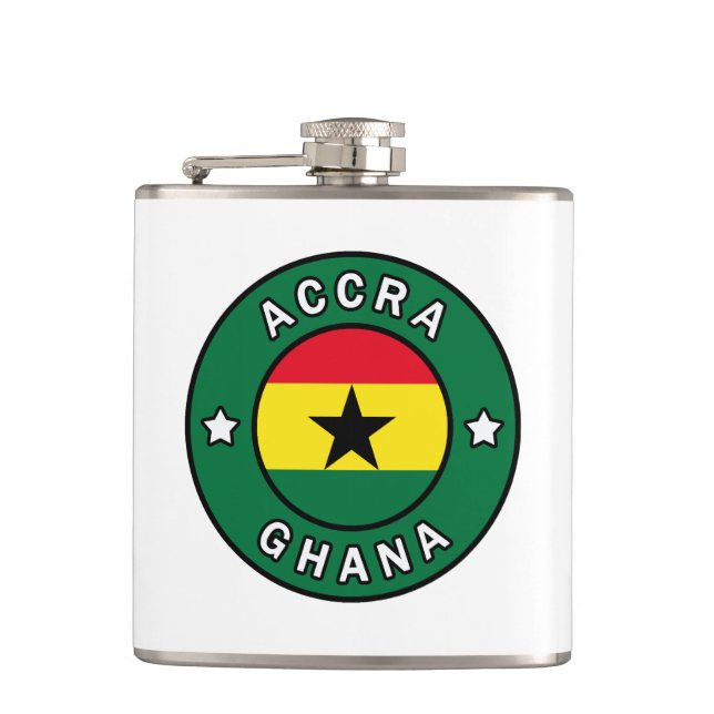 Accra Ghana Flachmann (Vorderseite)