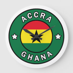 Accra Ghana Große Wanduhr