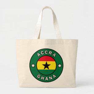 Accra Ghana Jumbo Stoffbeutel