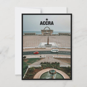 Accra - Ghana Postkarte