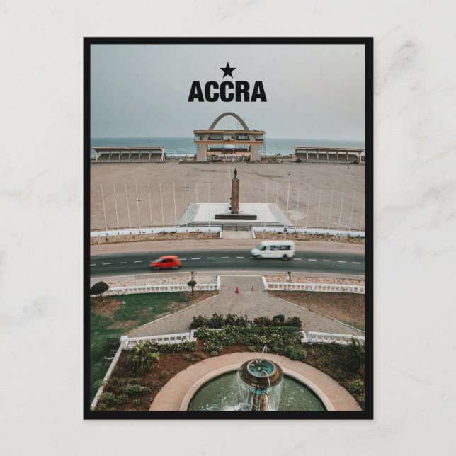 Accra - Ghana Postkarte (Vorderseite)