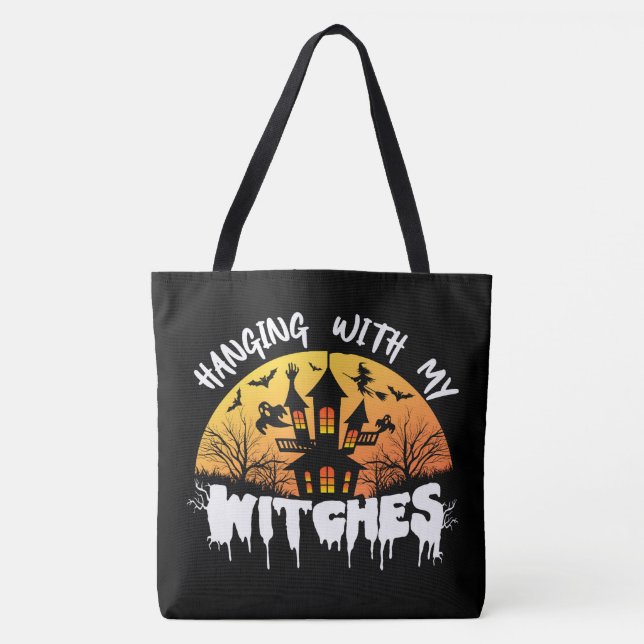 Accrocher avec mes sorcières Sac fourre-tout d'Hal (Devant)