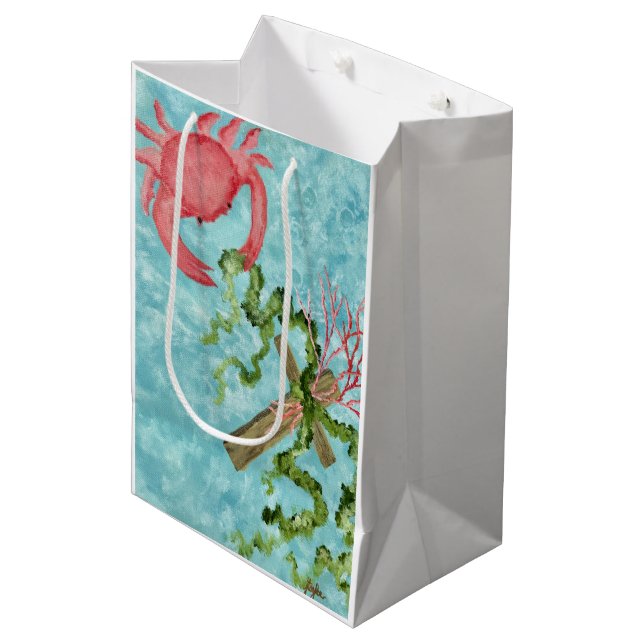 Accrochez-vous aux sacs cadeaux de croix (Devant Angle)