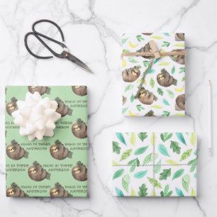 Accrochez-Y Les Feuilles De Papier D'Enveloppement
