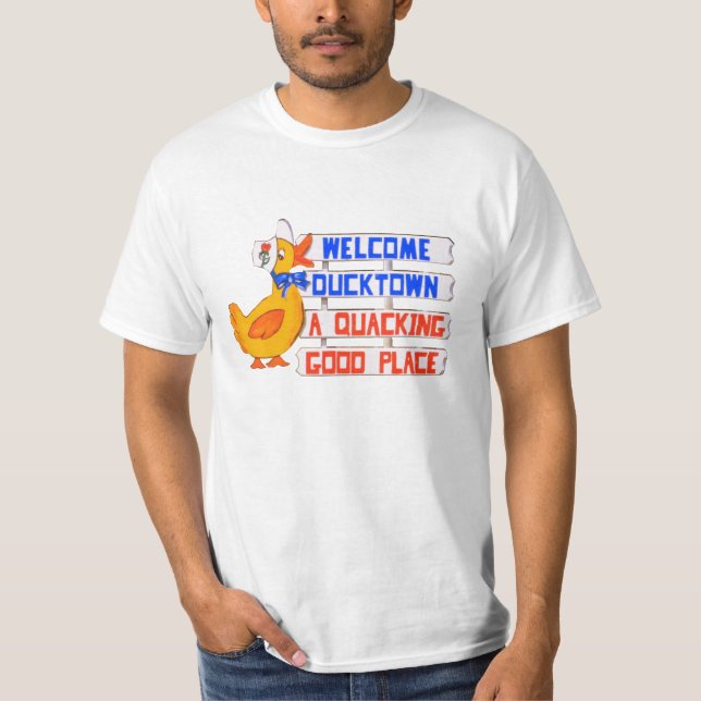 Accueil à Ducktown, T-shirt de TN (Devant)