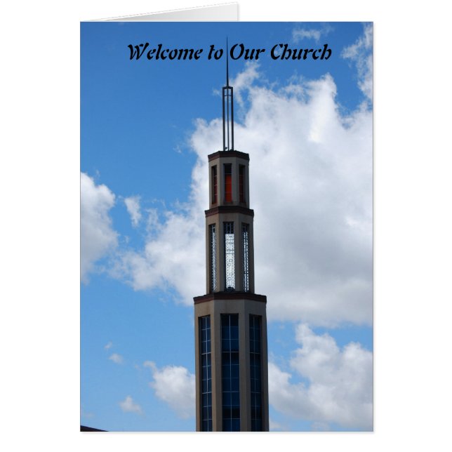 Accueil à notre église (Devant)