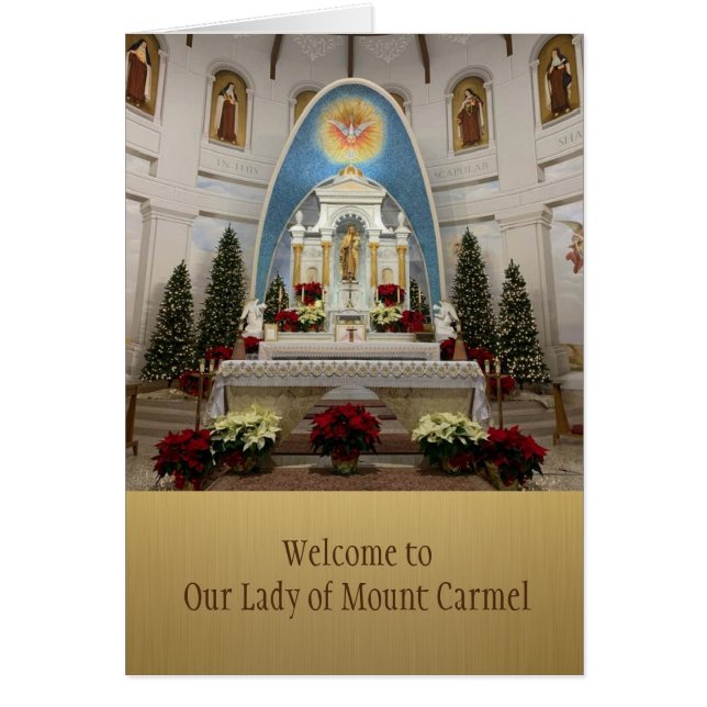 Accueil à notre paroisse (Devant)