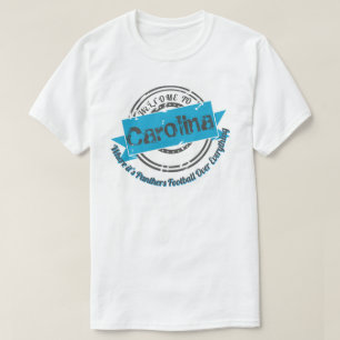 Accueil au T-shirt de blanc de la Caroline