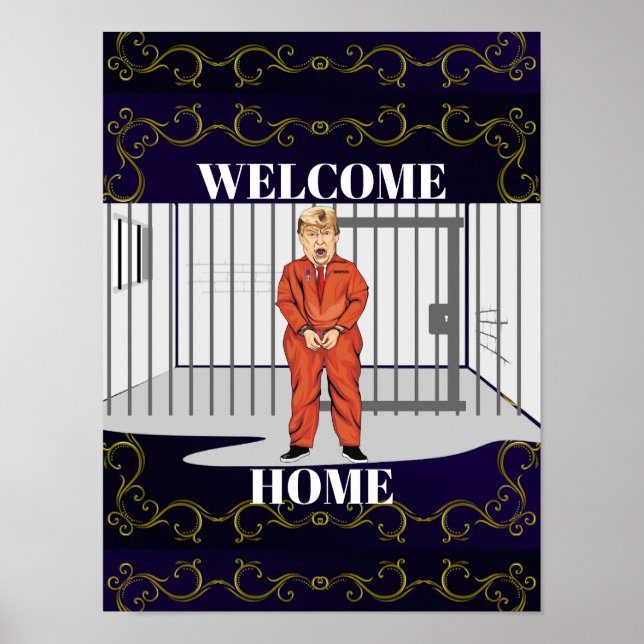Accueil Bienvenue Poster (Devant)