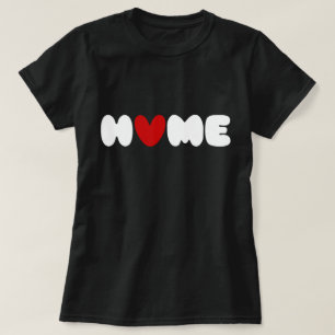 Accueil C'Est Là Que Le Coeur Est T-shirt