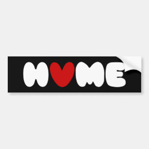 Accueil C'Est Là Que Le Coeur Est Un Sticker De Bu
