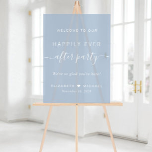 Accueil Chic Dusty Blue Wedding