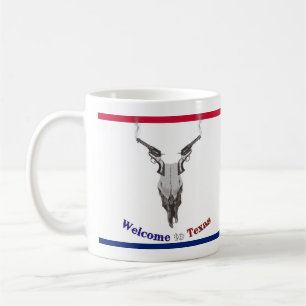 Accueil dans la tasse du Texas
